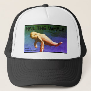 Boné Saude o chapéu do camionista da baleia