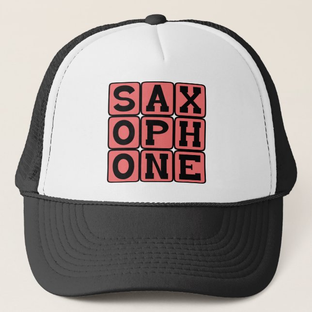 Boné Saxofone, Instrumento Musical (Frente)