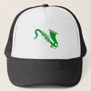 Boné Saxofone - Verde-grama