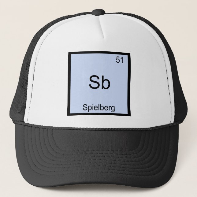 Boné Sb - Spielberg Camiseta Símbolo Elemento Químico D (Frente)