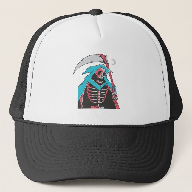 Boné Scary Grim Reaper Halloween (Frente)