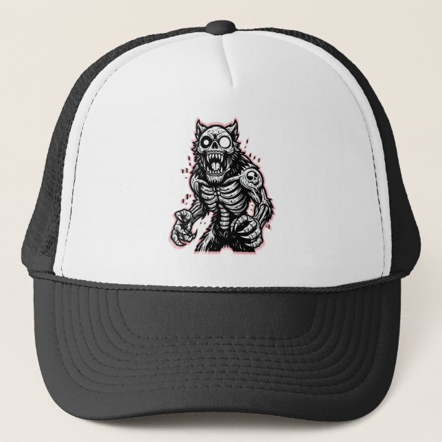 Boné Scary Halloween Zombie Werewolf (Frente)