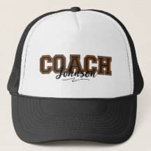 School Colors Personalized Coach-Orange and Brown