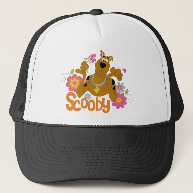 Boné Scooby-Doo Em Flores (Frente)