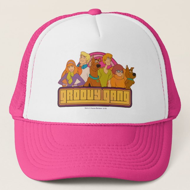 Boné Scooby-Doo | "Groovy Gang" - Gráfico de desenho an (Frente)