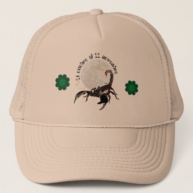 Boné Scorpione 24 al ottobre 22 Cappello novembre (Frente)