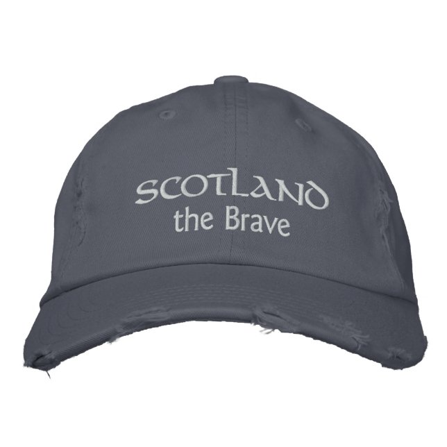 Boné Scotland the Brave hat - Mostra o espírito escocês (Frente)