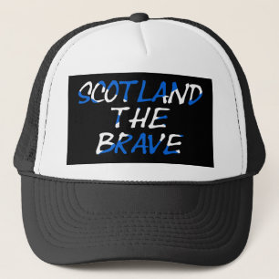 Boné Scotland The Brave overlay on Scottish Flag