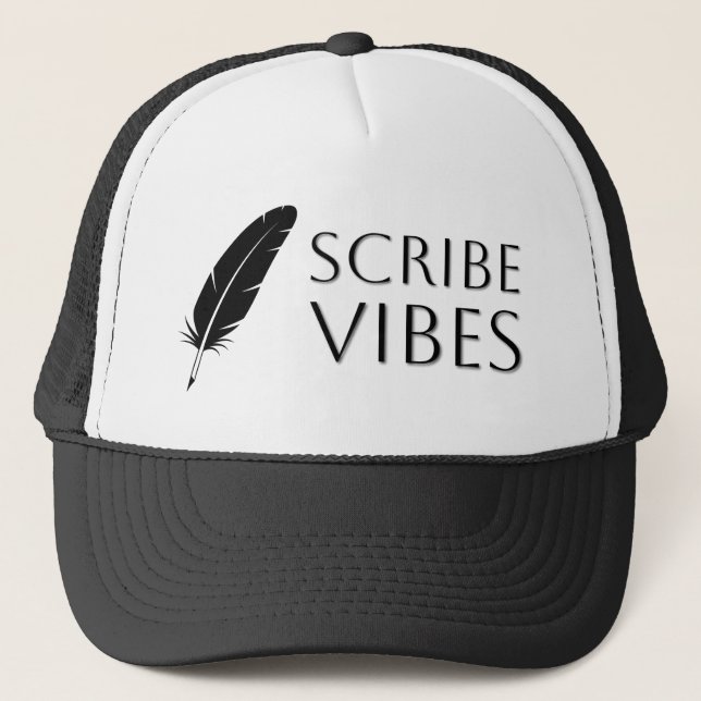 Boné Scribe Vibes Author Writer Poet  (Frente)