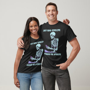 Bone Scroling - Smartphone T-Shirt do Halloween