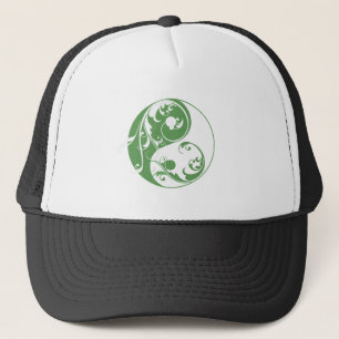 Boné Scrolling Yin & Yang (green)