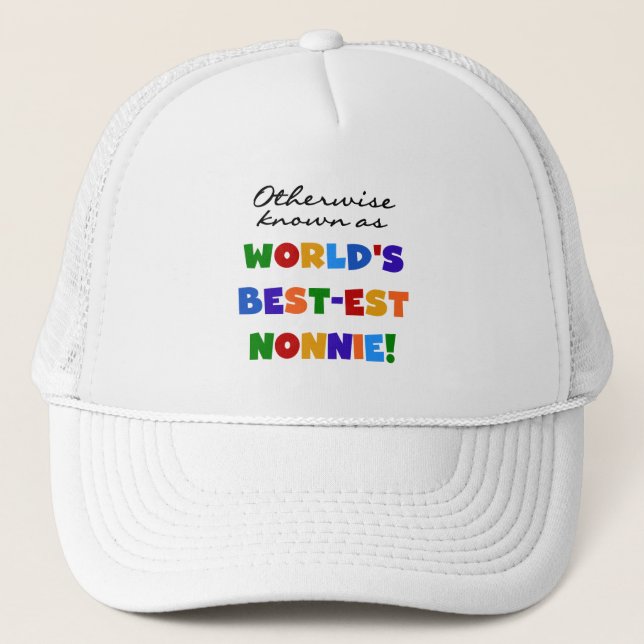 Boné Se não sabido como presentes do Melhor-est Nonnie (Frente)