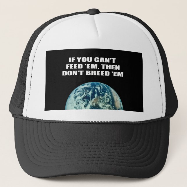 Boné Se você não pode os alimentar, a seguir não os (Frente)