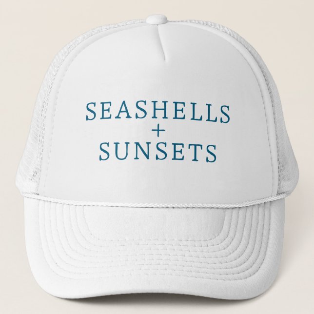Boné Seashells & Sunsets Hat (Frente)