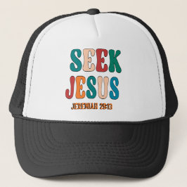 BONÉ SEEK JESUS BIBLE VERSE VINTAGE