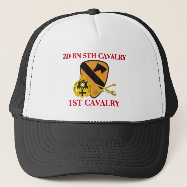 BONÉ SEGUNDO BATTALION 5 CAVALRY 1RUA CAVALRY HAT (Frente)