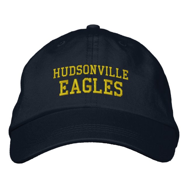 Boné Segundo grau Hudsonville bordado pelo chapéu de be (Frente)