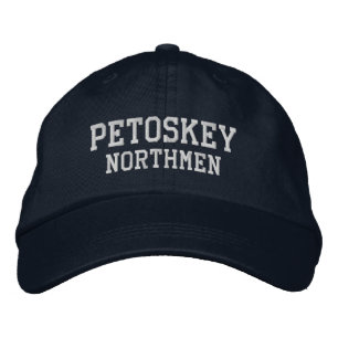 Boné Segundo grau Petoskey bordado com beisebol Hat
