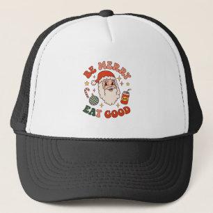 Boné Seja Alegre Coma Bom Natal Papai Noel Refrigerante