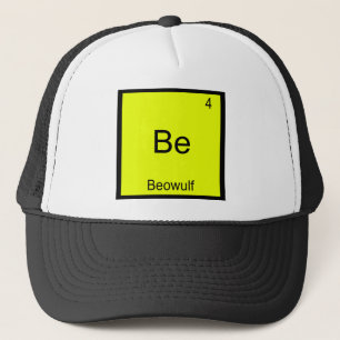 Boné Seja - Camiseta do Símbolo do Elemento Químico Eng