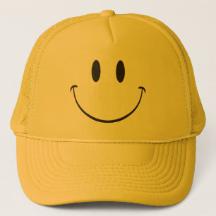 Boné Seja feliz sorrindo emoji