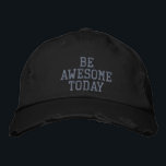 Boné Seja Incrível Hoje Mindset Positivo Motivacional<br><div class="desc">Comece todos os dias com confiança vestindo este design "Seja incrível hoje" com um estilo ousado e angustiado de tipografia. Perfeito para aqueles que amam a motivação, a automelhoria, e espalhando boa energia onde quer que vão. Uma escolha excelente para o visto casual do dia a dia, amantes da malhação,...</div>
