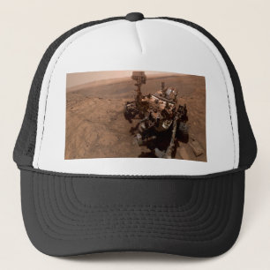 Boné Selfie da Paisagem Marciana Vermelha do Curiosity