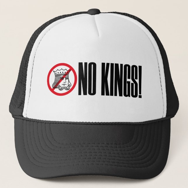 Boné SEM KINGS! - Nokingstees - Snapback - Trucker Hat (Frente)