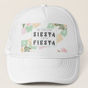 Boné Sem tempo para a sesta, menos fiesta bachelorette