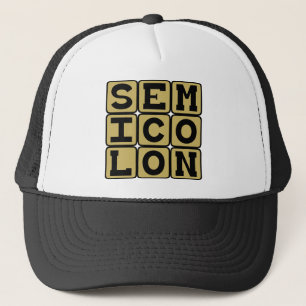 Boné Semicolon, tipo de pontuação