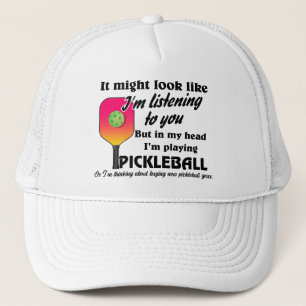 Boné Sempre Pensando Em Jogar Pickleball