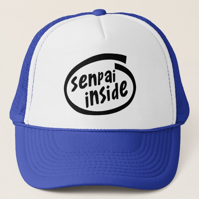 Boné Senpai dentro da paródia (Frente)