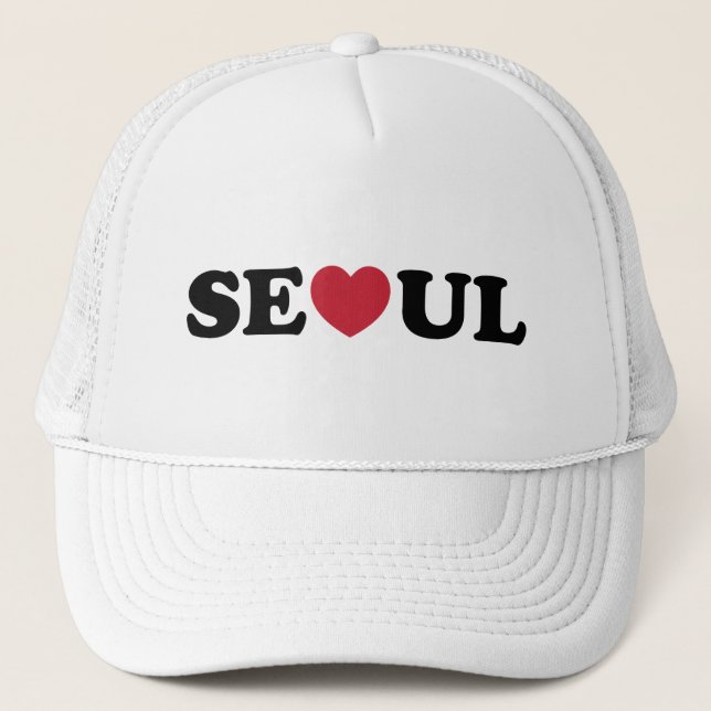 Boné Seoul Love Heart (Frente)