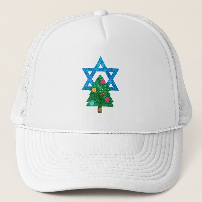 Boné sequin christmukkah hanukkah (Frente)