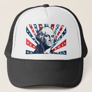 Boné sequin george washington