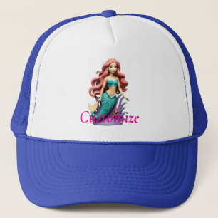 Boné Sereia de Cabeça Vermelha e Bonita Thunder_Cove