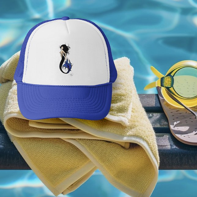 Boné Sereia Tribal Azul (Criador carregado)