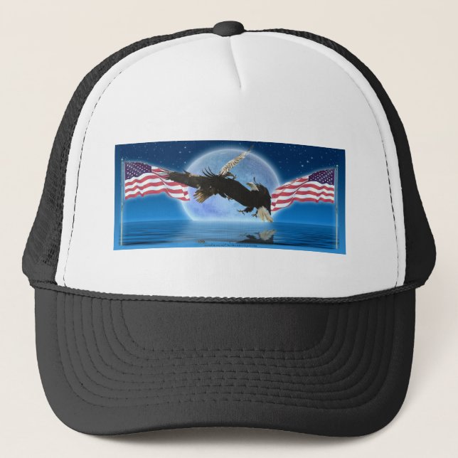 Boné Série BALD EAGLE e US FLAG Patriot (Frente)