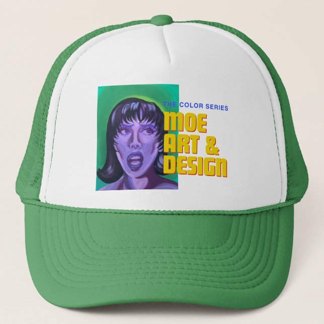 Boné Série Color - Chapéu De Caminhoneiro Roxo (Frente)