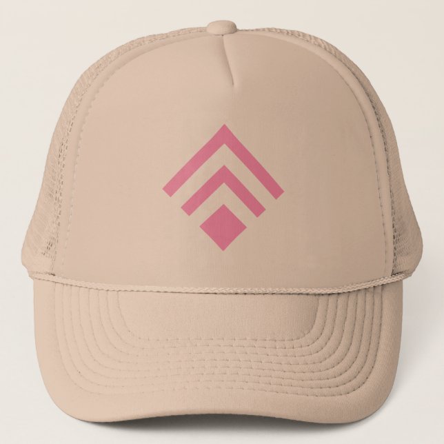 Boné Seta Geométrica 02 - Rosa (Frente)