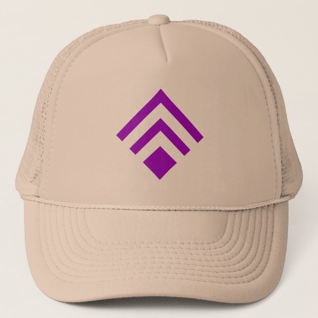 Boné Seta Geométrica 02 - Roxo (Frente)
