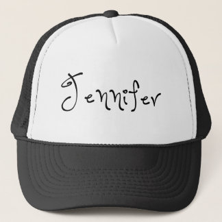 Boné Seu Nome É Jennifer Calligraphy