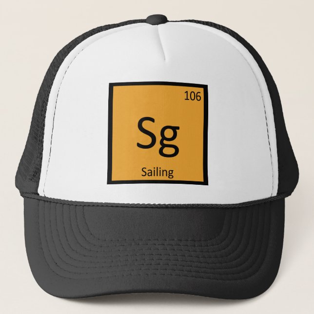 Boné SG - A navigação ostenta a mesa periódica da (Frente)