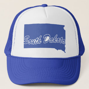 Boné Shape Trucker Hat Do Estado De Dakota Do Sul