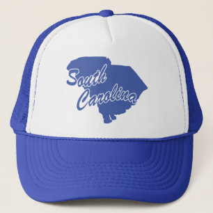 Boné Shape Trucker Hat, Estado Da Carolina Do Sul
