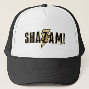 Boné SHAZAM! logotipo Dourado de