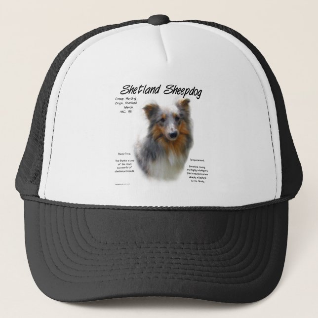 Boné Shetland Sheepdog History Design (Frente)