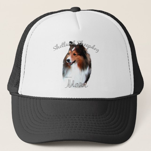 Boné Shetland Sheepdog (sable) Mãe 2 (Frente)