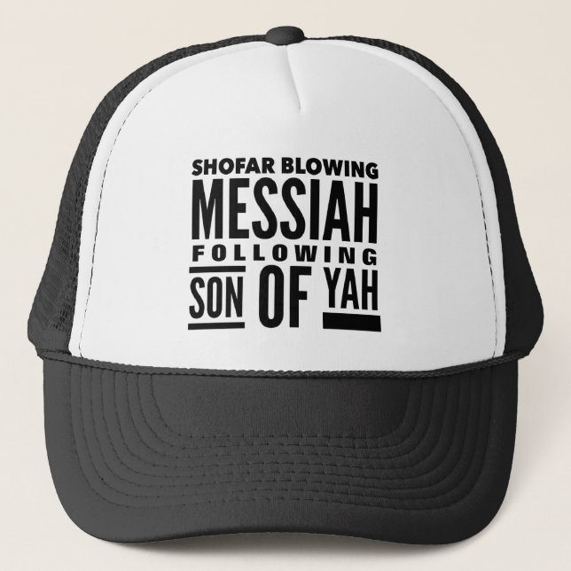 Boné Shfar Blowe Messias Seguindo o Filho de Yah  (Frente)