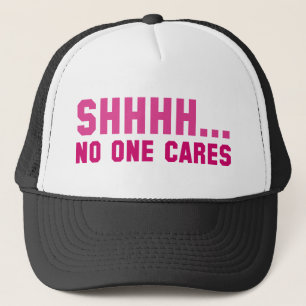 Boné Shhh... Ninguém se preocupa
